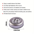 5-Pack: Touch Activated LED Lights