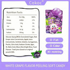 5-Packs: Fun Peeled Gummies - Mixed Styles, Different Flavors, Resealable Bags