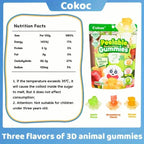 5-Packs: Fun Peeled Gummies - Mixed Styles, Different Flavors, Resealable Bags