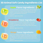 5-Packs: Fun Peeled Gummies - Mixed Styles, Different Flavors, Resealable Bags