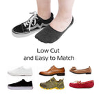 5-Pairs: Breathable No Show Boat Socks Non-Slip
