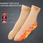 5-Pairs: Ultra-Soft Plush Lined Thermal Socks - Comfy Mid Tube Socks