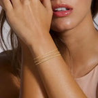 5-Piece: Elegant Multi-Layered Chain Bracelet Set