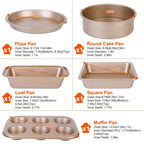 5-Piece: Nonstick Bakeware Set