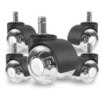 5-Piece: Office Chair Wheels Replacement