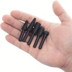 5-Piece Set: Wood Carving File Rasp Drill Bit