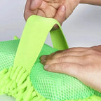 5-Pieces: Car Wash Mitt Chenille Microfiber Wash Sponge Scratch Free