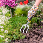 5-Pieces Set: Heavy Duty Garden Tool Set with Non-Slip Handle