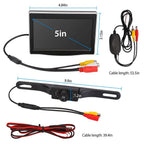 5" Screen Backup Camera Monitor Kit