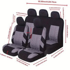 5 Seat Car Seat Covers Full Set