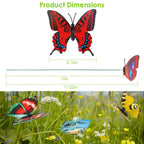 50-Piece: Butterfly Stake Ornament