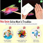 50-Pieces: Rainbow Scratch Art Kit