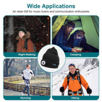 5.0 Wireless Beanie Hat with 3 Lighting Modes
