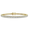 5.00 Ct Top Quality Round Diamond Tennis Bracelet 14K Yellow Gold