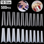 500-Piece: Long False Finger Nails