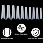 500-Piece: Long False Finger Nails