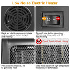 500W Ceramic Portable Electric Heater