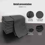 10-Pack Reusable Thickened Microfiber Cleaning Cloths – Streak-Free Magic Wipes for Glass, Windows & Cars