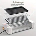 4-in-1 Multifunctional Sausage Grill – Non-Stick, Adjustable Temp, Removable Pan, Kitchen & Dorm Use
