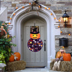 51-Pieces: Felt Pumpkin Witch Hanging Décor