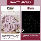 Glow-in-the-Dark 50" x 60" Throw Blankets