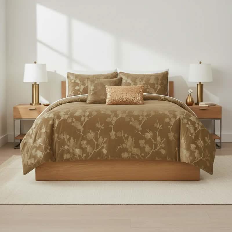 Floral 5-Piece Comforter Set - Farmhouse Bed in a Bag