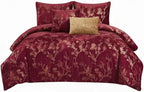 Floral 5-Piece Comforter Set - Farmhouse Bed in a Bag