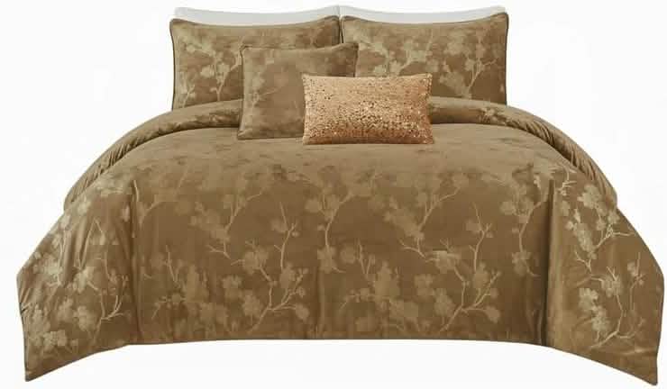 Floral 5-Piece Comforter Set - Farmhouse Bed in a Bag