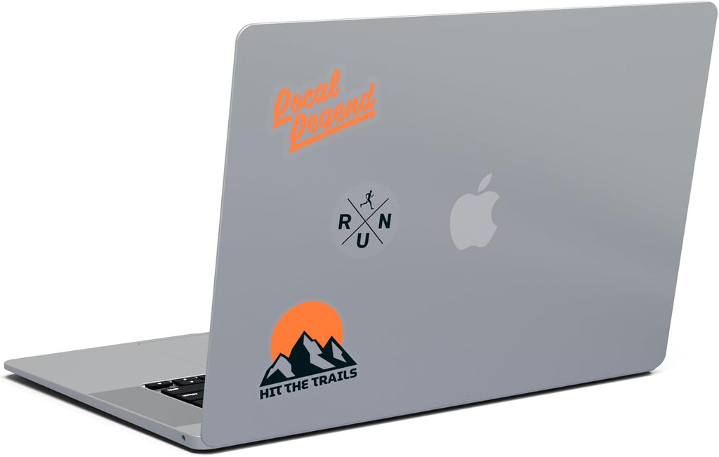 Running Sticker Pack – 34 Motivational Vinyl Stickers for Runners & Water Bottles | BLAUBECK