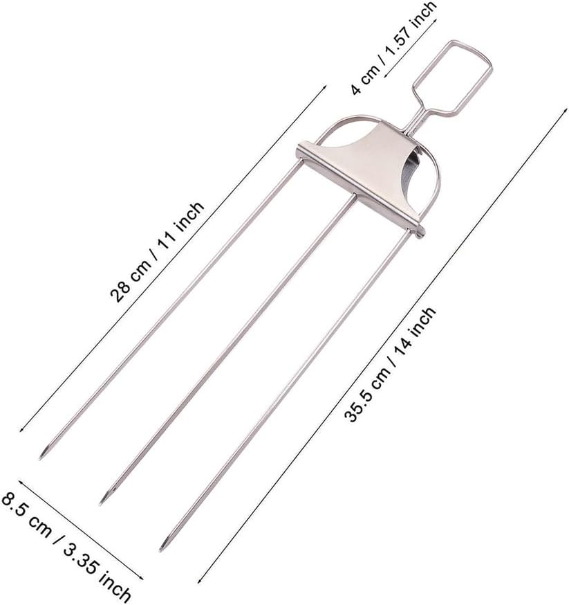 3-Way Stainless Steel BBQ Skewers