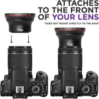 52MM 0.43x Altura Photo Professional HD Wide Angle Lens (w/Macro Portion) for Nikon  (Refurbished)