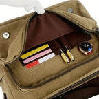 Mens Canvas Satchel Messenger Sling Bag
