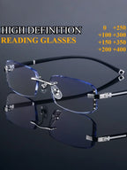 Photochromic Reading Glasses +1.0‑+4.0 Magnification for Men Women