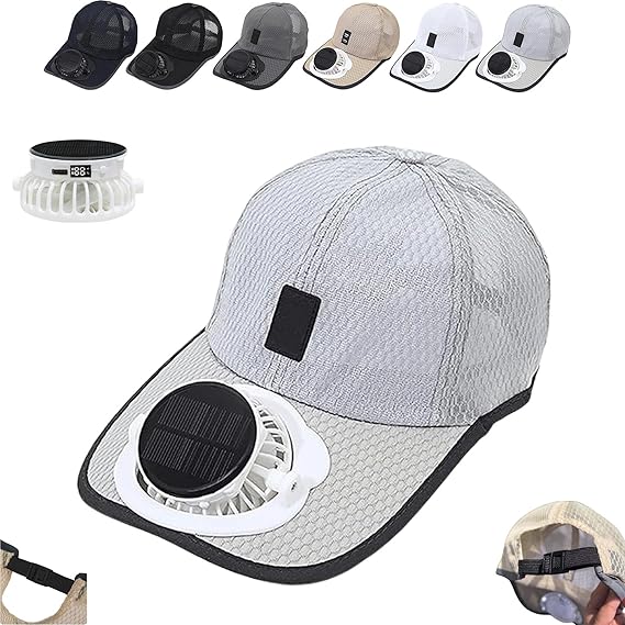 Solar Rechargeable Peak Cap