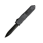 2-Pack: 5.5" Automatic OTF Knife w/ Half Serrated Dagger Blade