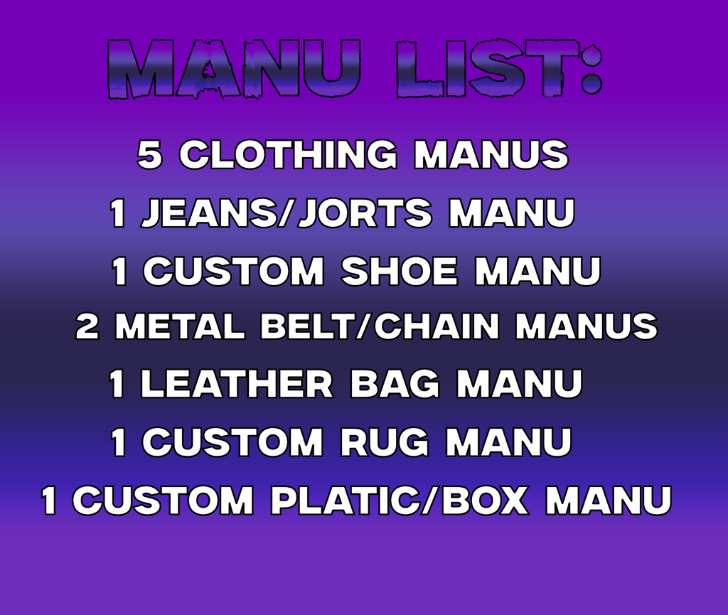 Manufacturer List