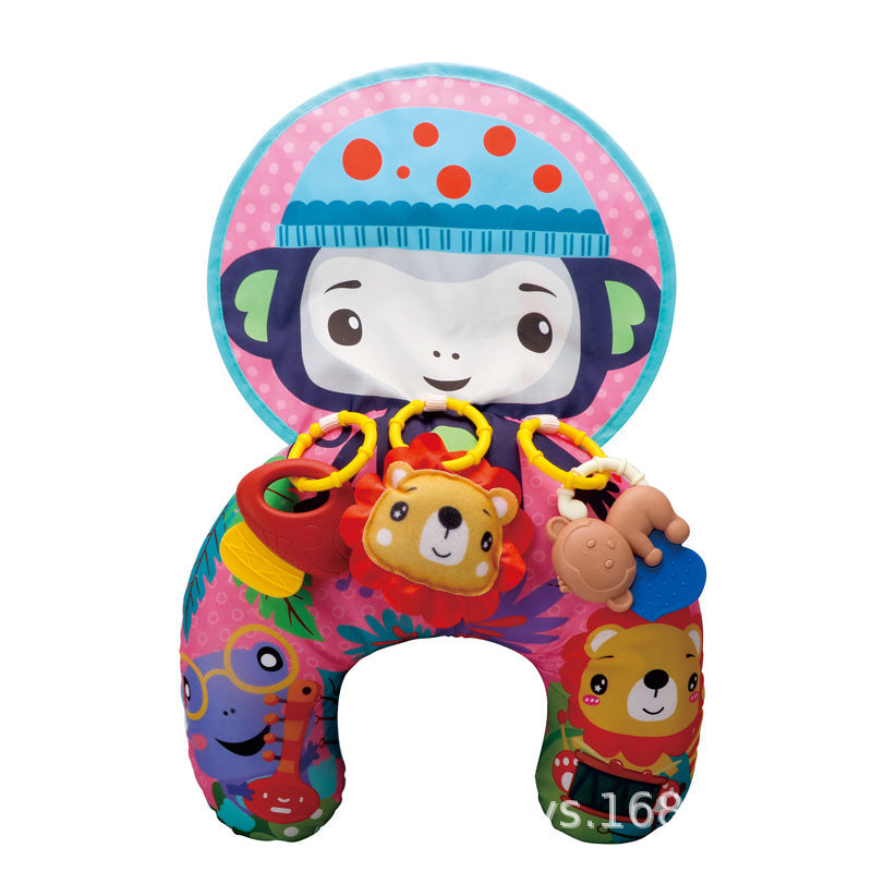 Tummy Time Pillow with Play Ring