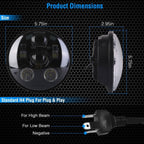 5.75-Inch LED Motorcycle Headlight