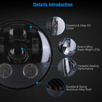 5.75-Inch LED Motorcycle Headlight