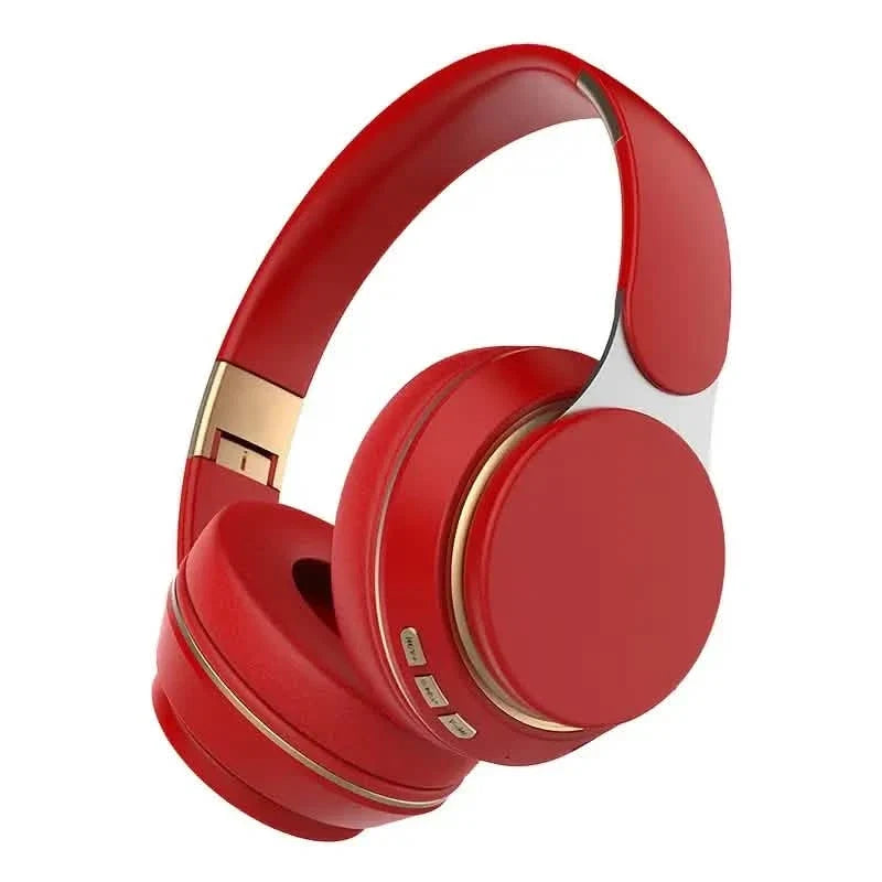 Wireless Over-Ear Headphones – Foldable, Mic, FM Radio, TF Card, USB Charging