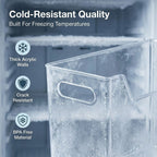 Crystal Clear Freezer Storage Bins