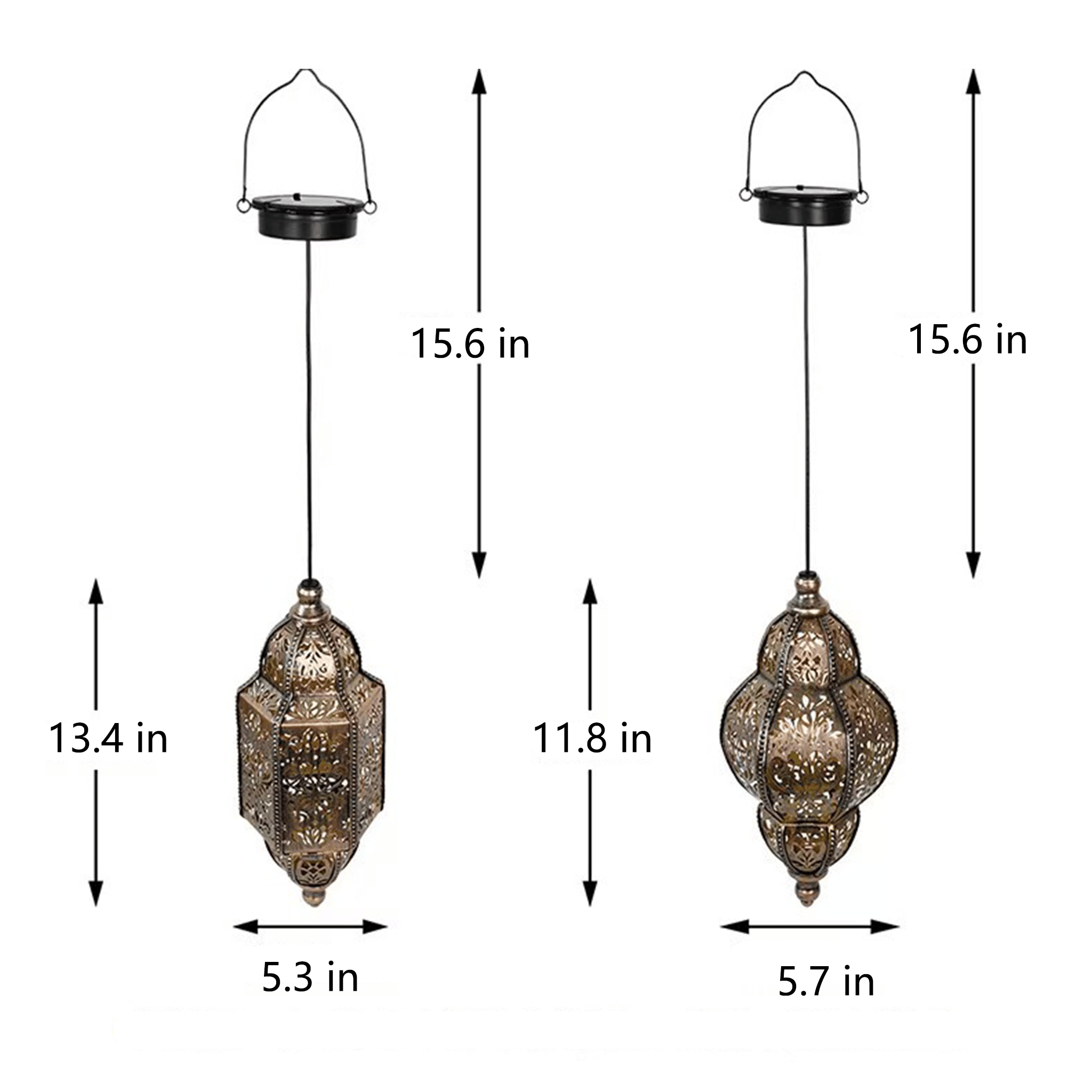 Baroque Style Solar Garden Lantern – Vintage Outdoor Light for Patio, Yard and Pathway Decor