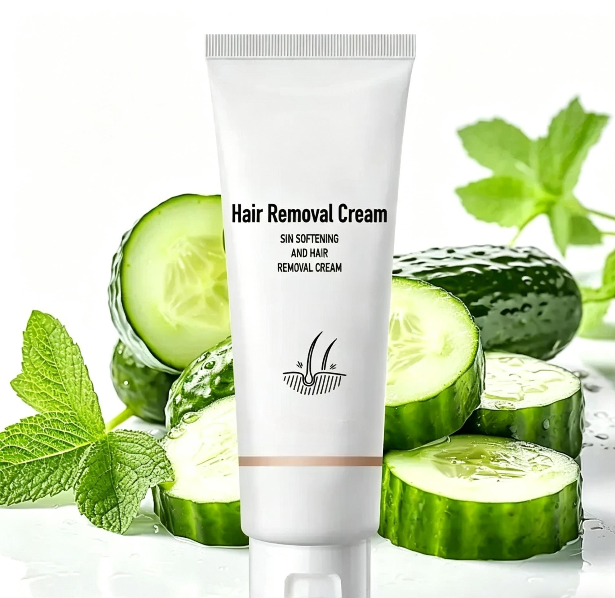 Hair Removal Cream for Women & Men – Gentle Depilatory Cream for Smooth-Looking Skin