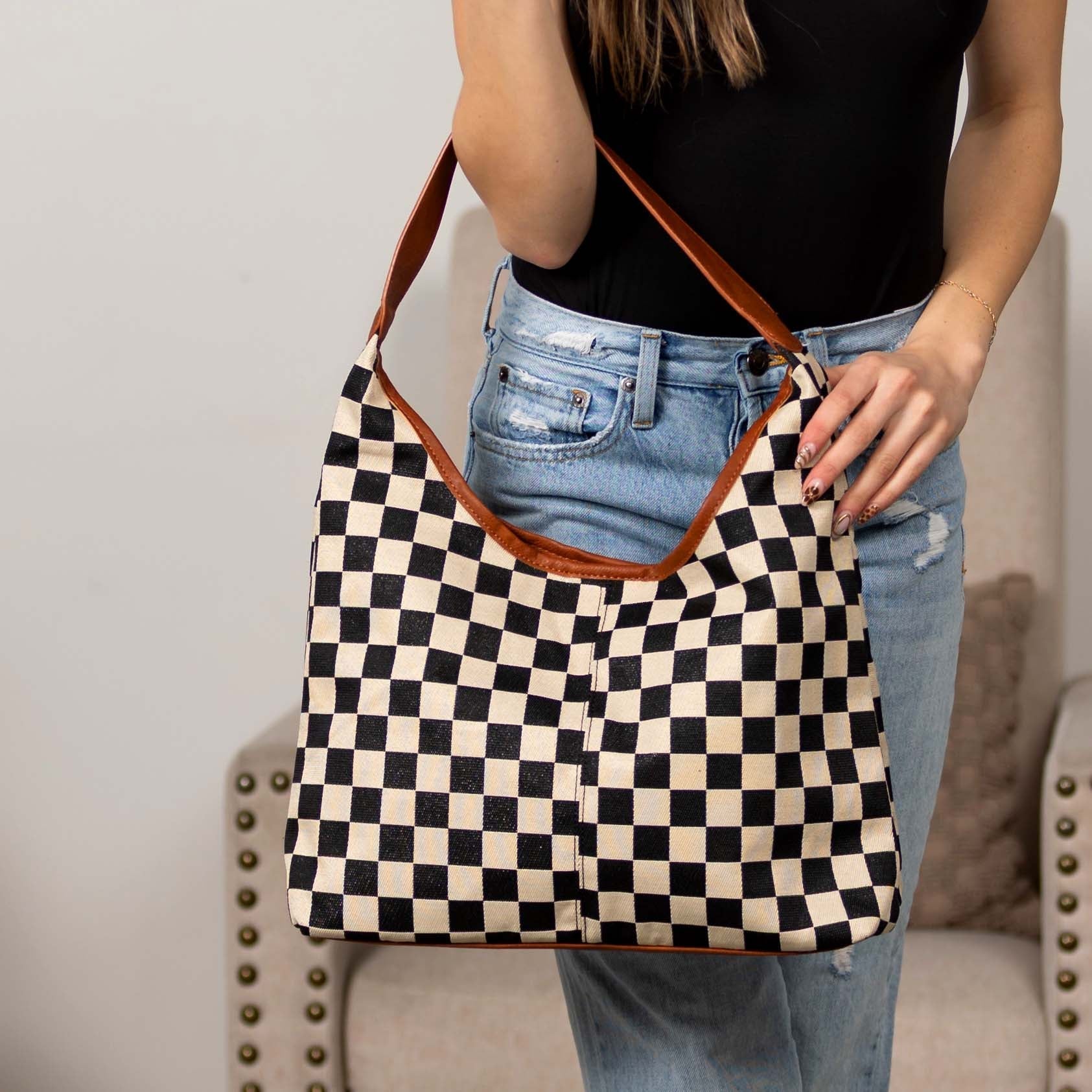 Celine Mixed Media Hobo Bag