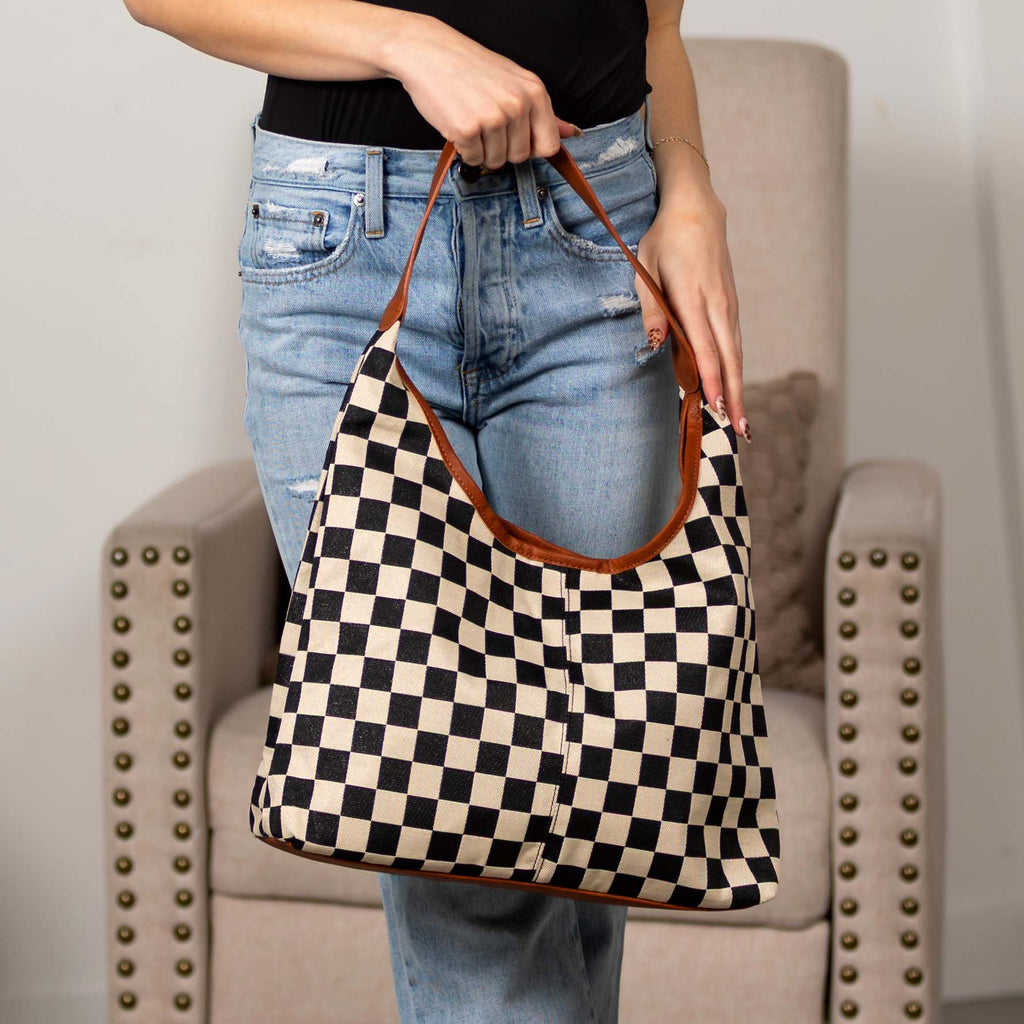 Celine Mixed Media Hobo Bag