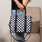 Dallas Checkered Tote