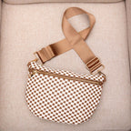 Layla Woven Checkered Crossbody Sling Bag