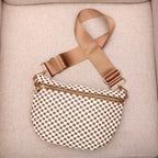 Layla Woven Checkered Crossbody Sling Bag