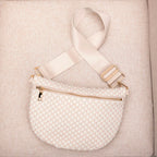 Layla Woven Checkered Crossbody Sling Bag