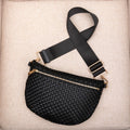 Vivienne Solid Woven Crossbody Sling Bag